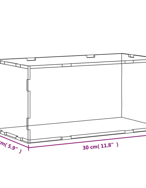 Загрузите изображение в средство просмотра галереи, Cutie de prezentare, transparent, 30x15x14 cm, acril Lando - Lando
