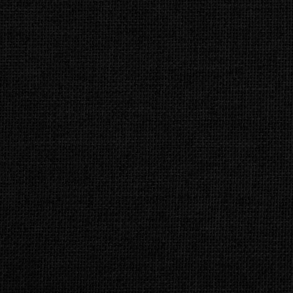 Canapea pentru copii, negru, 70x45x30 cm, material textil - Lando