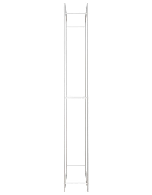 Загрузите изображение в средство просмотра галереи, Suport pentru lemne de foc, 110x28x214 cm, oțel inoxidabil - Lando
