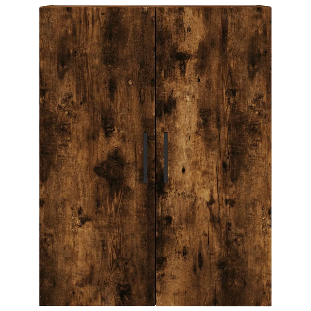 Dulap înalt, stejar fumuriu, 69,5x34x180, lemn compozit - Lando