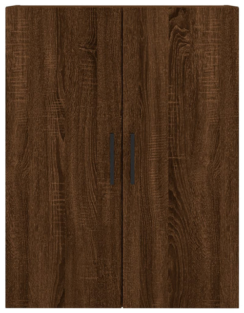 Загрузите изображение в средство просмотра галереи, Dulap înalt, stejar maro, 69,5x34x180 cm, lemn compozit - Lando

