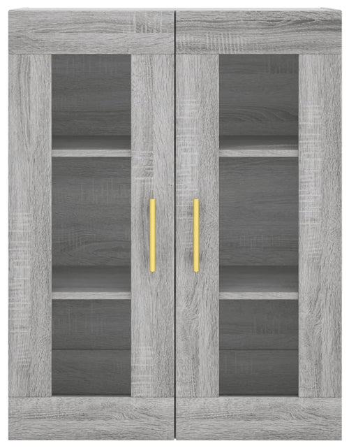 Încărcați imaginea în vizualizatorul Galerie, Dulap înalt, gri sonoma, 69,5x34x180 cm, lemn compozit - Lando
