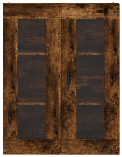 Încărcați imaginea în vizualizatorul Galerie, Dulap înalt, stejar fumuriu, 69,5x34x180, lemn compozit - Lando
