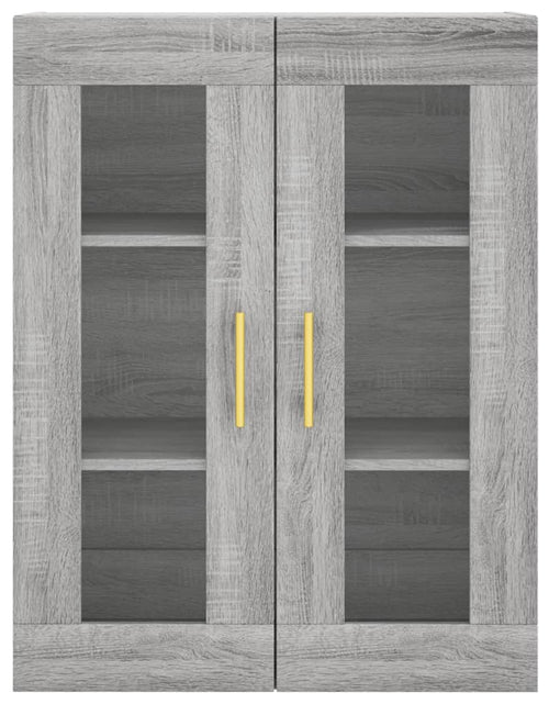 Încărcați imaginea în vizualizatorul Galerie, Dulap înalt, gri sonoma, 69,5x34x180 cm, lemn compozit - Lando
