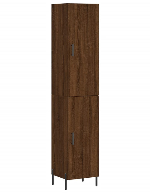 Încărcați imaginea în vizualizatorul Galerie, Dulap înalt, stejar maro, 34,5x34x180 cm, lemn prelucrat - Lando
