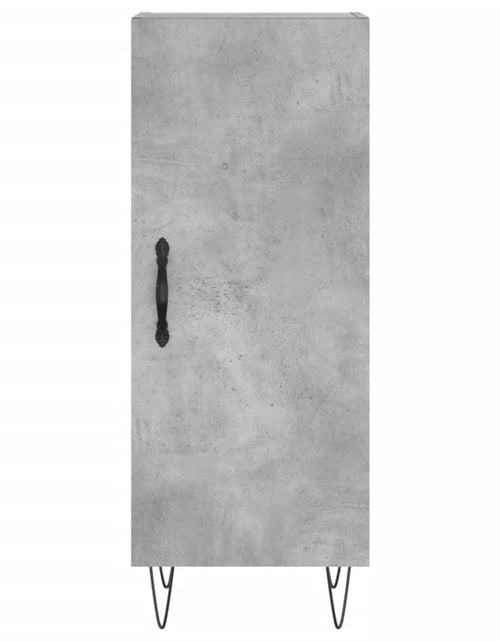 Загрузите изображение в средство просмотра галереи, Dulap înalt, gri beton, 34,5x34x180 cm, lemn prelucrat - Lando

