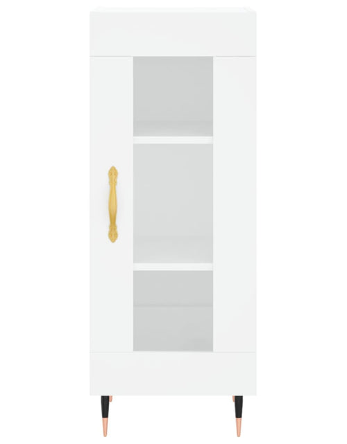 Încărcați imaginea în vizualizatorul Galerie, Dulap înalt, alb, 34,5x34x180 cm, lemn prelucrat - Lando
