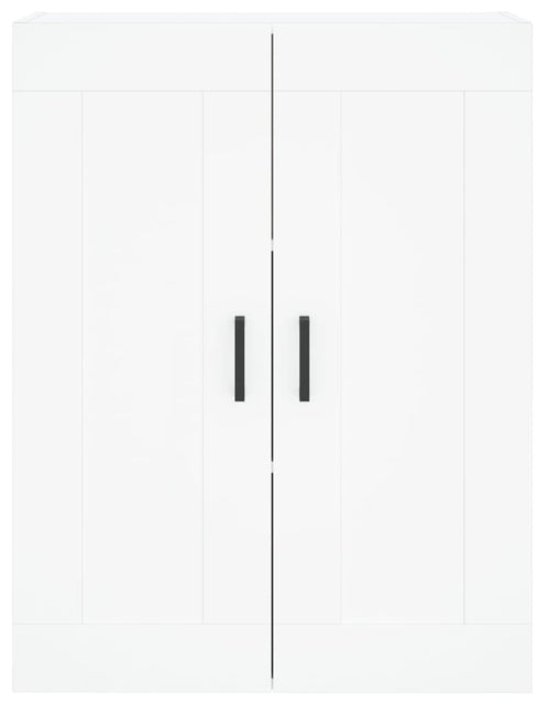 Загрузите изображение в средство просмотра галереи, Dulap înalt, alb, 69,5x34x180 cm, lemn compozit - Lando
