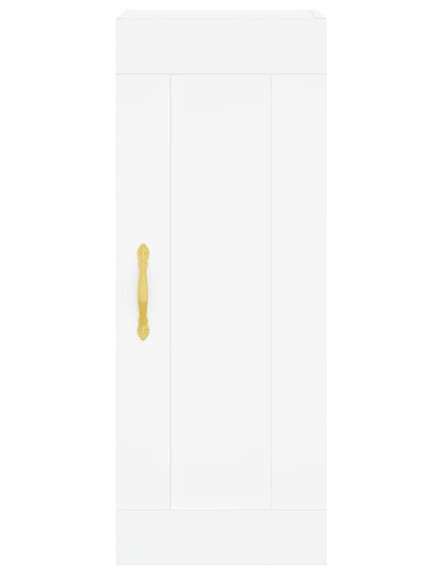 Încărcați imaginea în vizualizatorul Galerie, Dulap înalt, alb, 34,5x34x180 cm, lemn prelucrat - Lando
