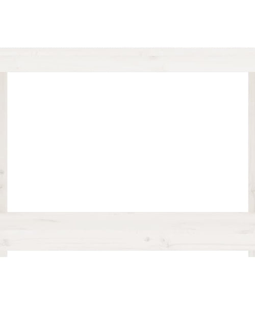 Загрузите изображение в средство просмотра галереи, Banc de lucru, alb, 110x50x80 cm, lemn masiv pin Lando - Lando

