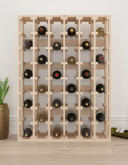 Încărcați imaginea în vizualizatorul Galerie, Suport de vinuri, 70x33x94 cm, lemn masiv de pin - Lando

