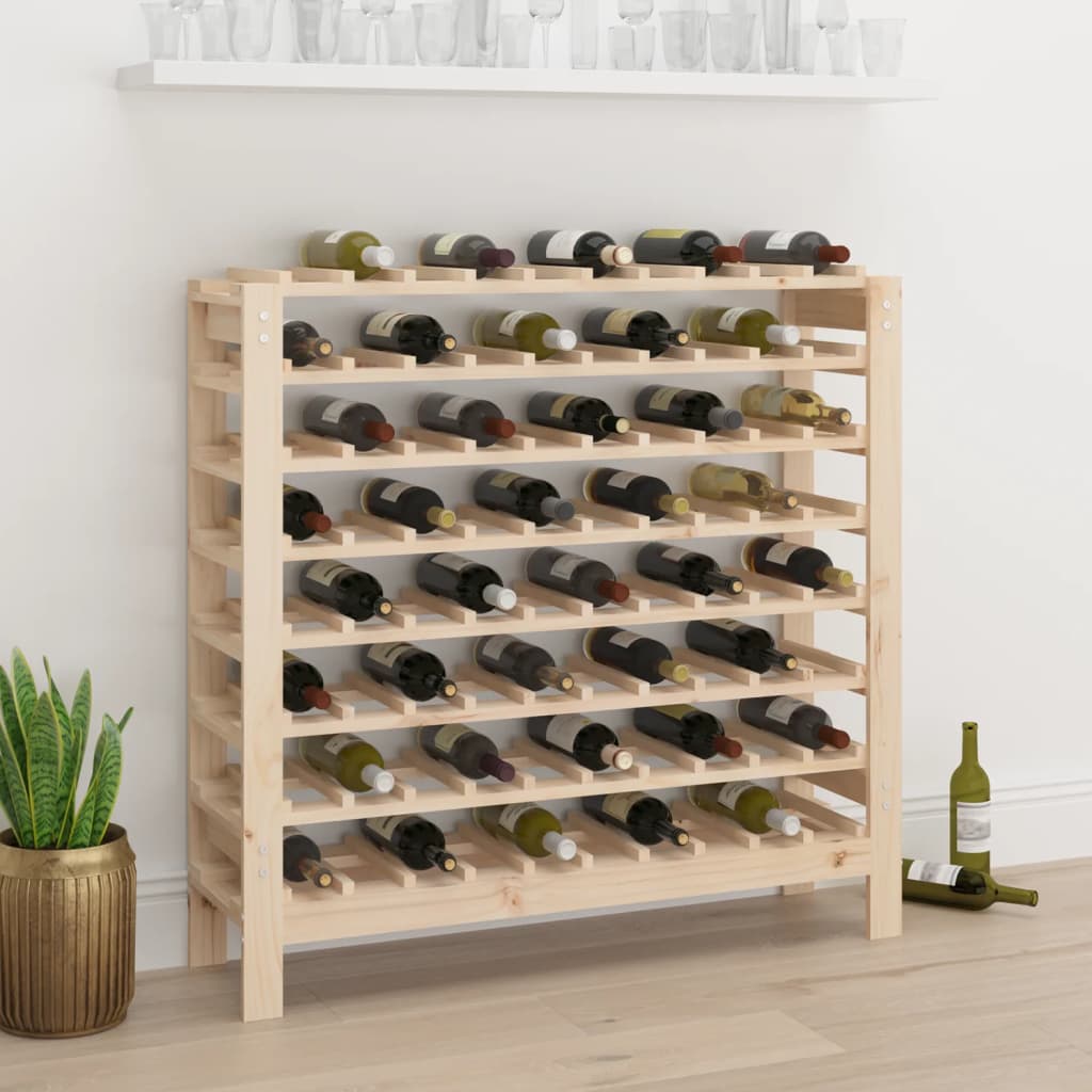 Suport de vinuri, 109,5x30x107,5 cm, lemn masiv de pin - Lando