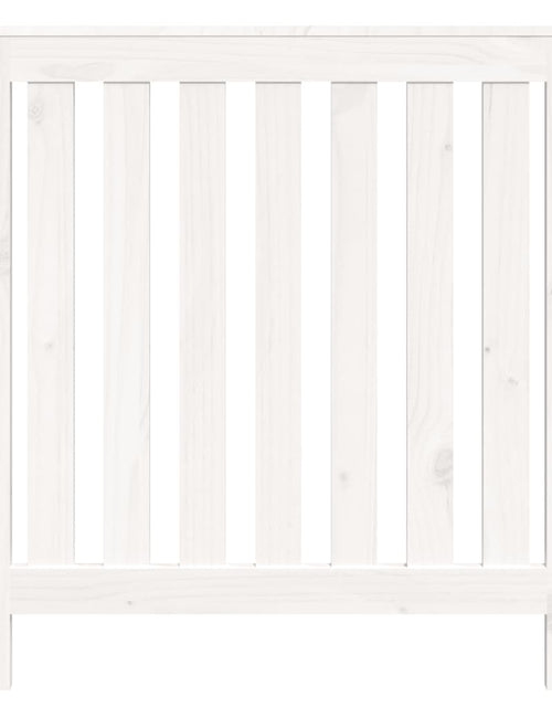 Încărcați imaginea în vizualizatorul Galerie, Mască pentru calorifer, alb, 79,5x19x84 cm, lemn masiv de pin Lando - Lando
