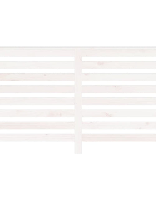 Загрузите изображение в средство просмотра галереи, Mască pentru calorifer, alb, 153x19x84 cm, lemn masiv de pin - Lando

