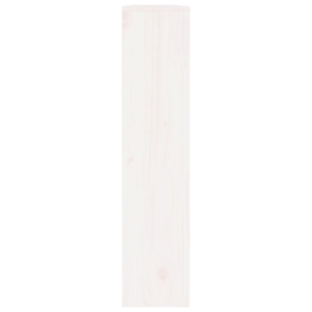 Mască pentru calorifer, alb, 153x19x84 cm, lemn masiv de pin - Lando