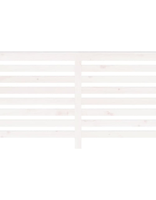 Загрузите изображение в средство просмотра галереи, Mască pentru calorifer, alb, 169x19x84 cm, lemn masiv de pin - Lando
