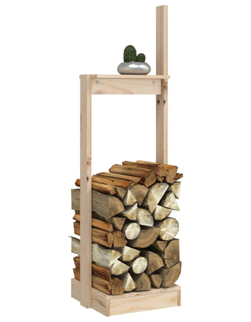 Încărcați imaginea în vizualizatorul Galerie, Suport pentru bușteni, 33,5x30x110 cm, lemn masiv pin - Lando
