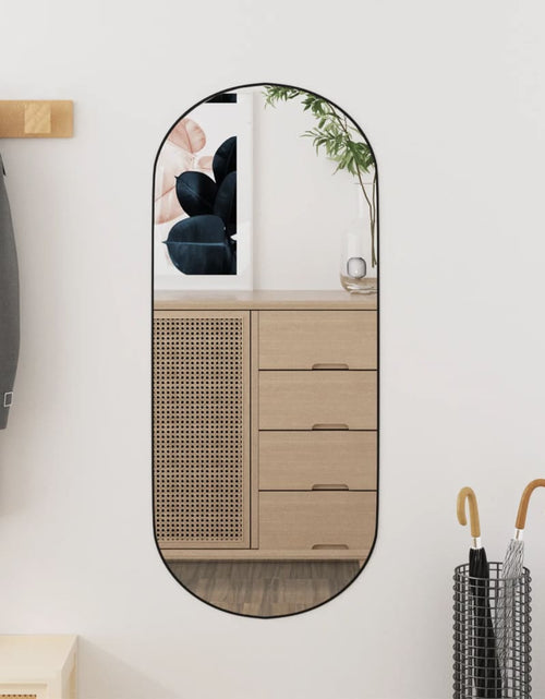 Încărcați imaginea în vizualizatorul Galerie, Oglindă de perete, 30x70 cm, oval, sticlă - Lando
