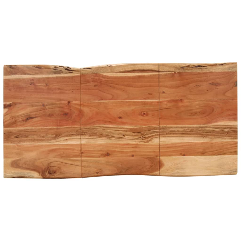 Masă de bucătărie, 140x70x76 cm, lemn masiv de acacia - Lando