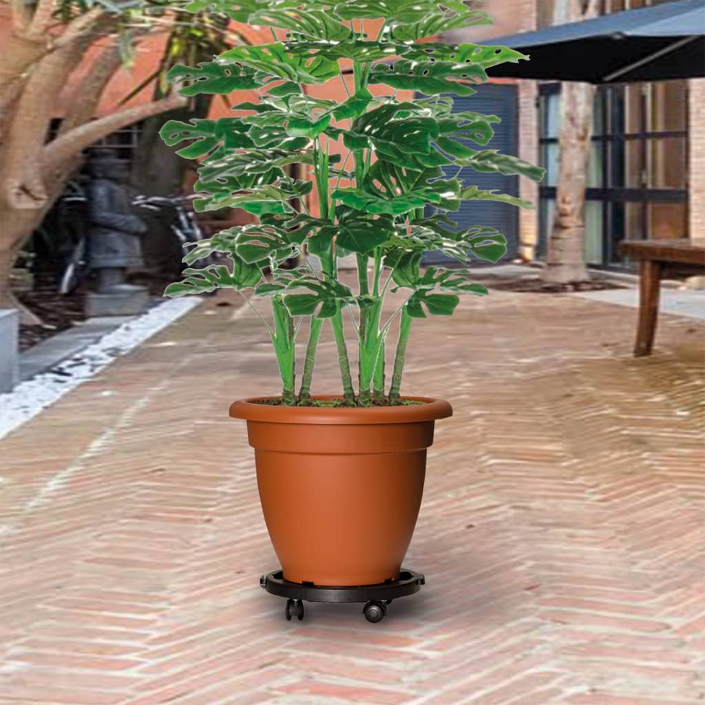 Cărucioare de plante cu roți 2 buc. negru diametru 30 cm 170 kg Lando - Lando