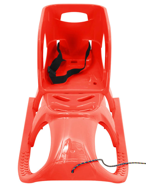 Загрузите изображение в средство просмотра галереи, Sanie cu scaun, roșu, 102,5x40x23 cm, polipropilenă Lando - Lando
