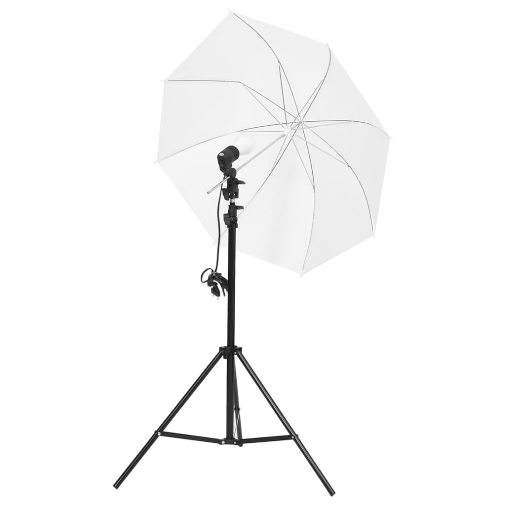 Kit studio foto cu set de lumini, fundal și reflector - Lando