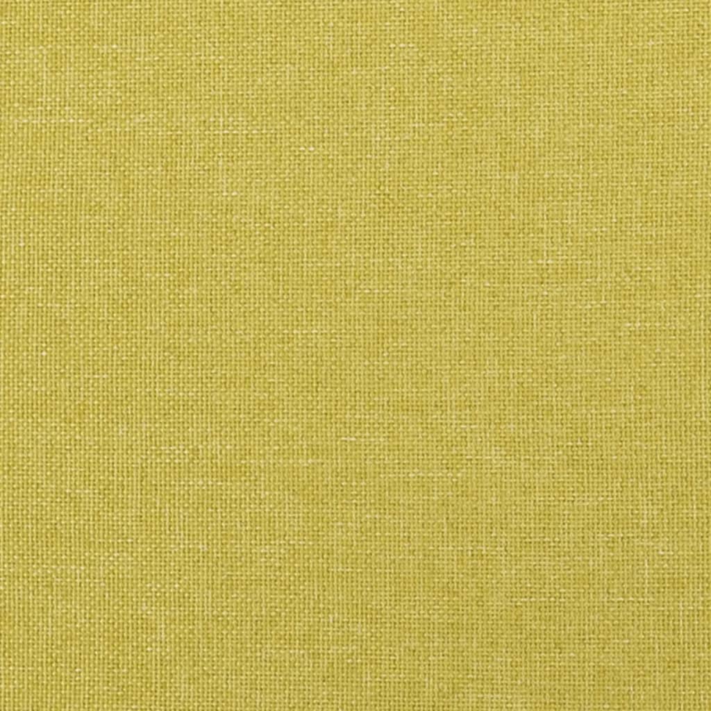 Pat box spring cu saltea, verde, 200x200 cm, textil - Lando