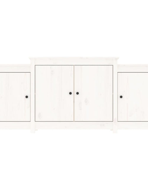 Încărcați imaginea în vizualizatorul Galerie, Servantă, alb, 164x37x68 cm, lemn masiv de pin - Lando
