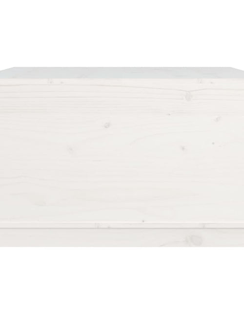 Încărcați imaginea în vizualizatorul Galerie, Măsuță de cafea, alb, 80x80x45 cm, lemn masiv de pin Lando - Lando
