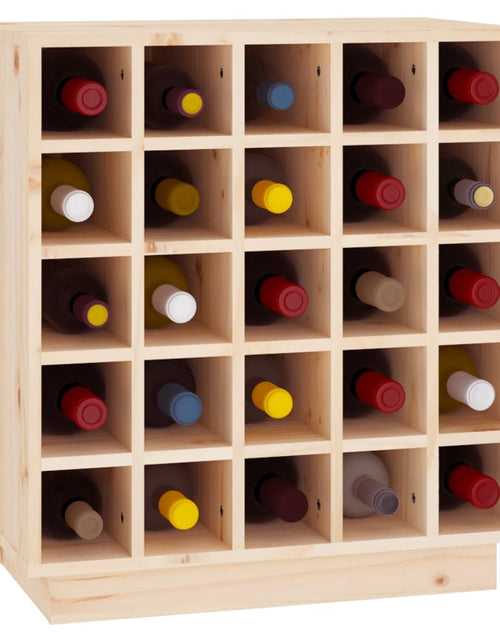 Încărcați imaginea în vizualizatorul Galerie, Dulap de vinuri, 55,5x34x61 cm, lemn masiv de pin - Lando
