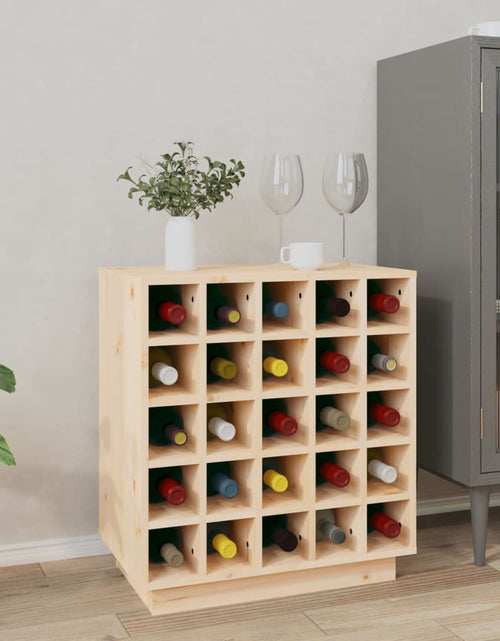 Încărcați imaginea în vizualizatorul Galerie, Dulap de vinuri, 55,5x34x61 cm, lemn masiv de pin - Lando

