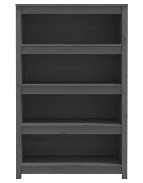 Загрузите изображение в средство просмотра галереи, Bibliotecă, gri, 80x35x126 cm, lemn masiv de pin Lando - Lando
