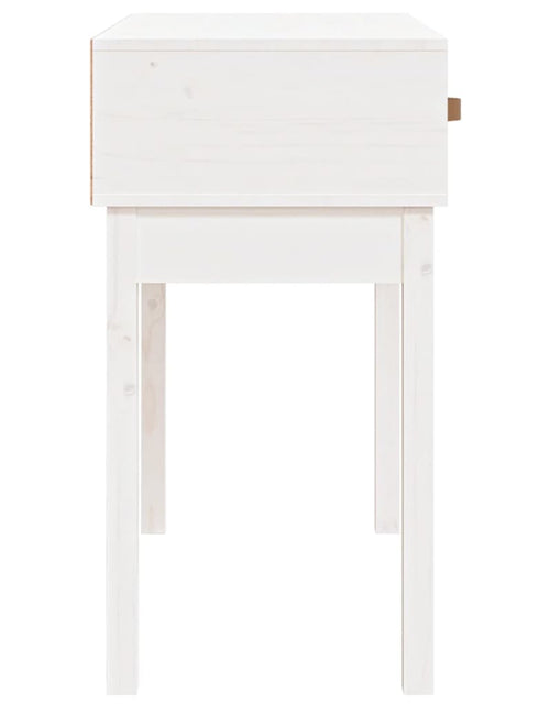 Încărcați imaginea în vizualizatorul Galerie, Masă consolă, alb, 76,5x40x75 cm, lemn masiv de pin Lando - Lando
