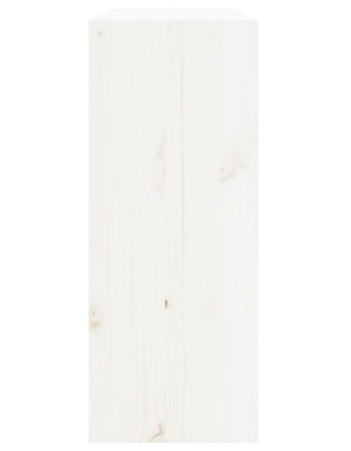 Încărcați imaginea în vizualizatorul Galerie, Dulap de vinuri, alb, 62x25x62 cm, lemn masiv de pin - Lando
