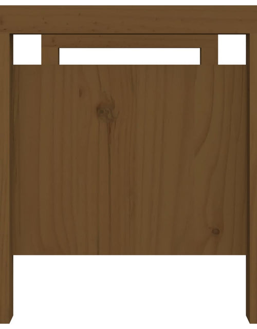 Загрузите изображение в средство просмотра галереи, Bancă de hol, maro miere, 80x40x43 cm, lemn masiv pin - Lando
