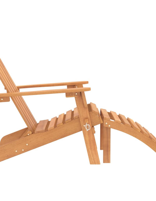 Încărcați imaginea în vizualizatorul Galerie, Scaune Adirondack cu suporturi picioare 2 buc lemn masiv acacia - Lando
