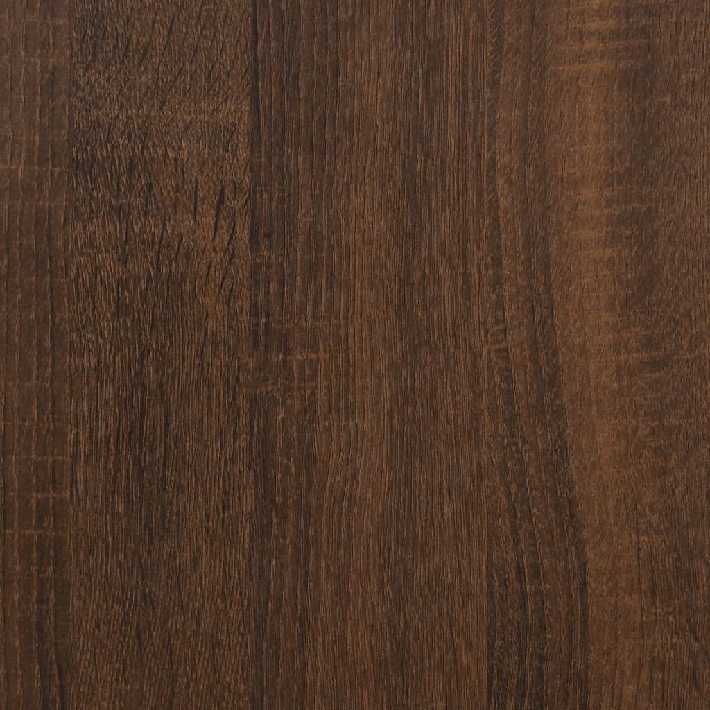 Măsuță laterală, stejar maro, 55x38x45 cm, lemn compozit Lando - Lando