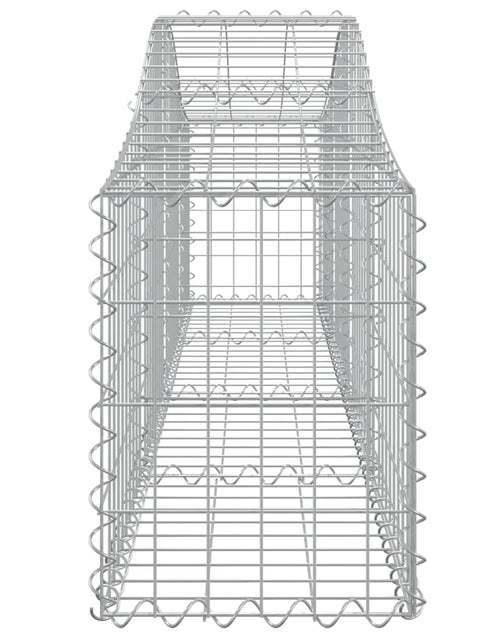 Încărcați imaginea în vizualizatorul Galerie, Coșuri gabion arcuite 4 buc, 200x30x40/60 cm, fier galvanizat - Lando
