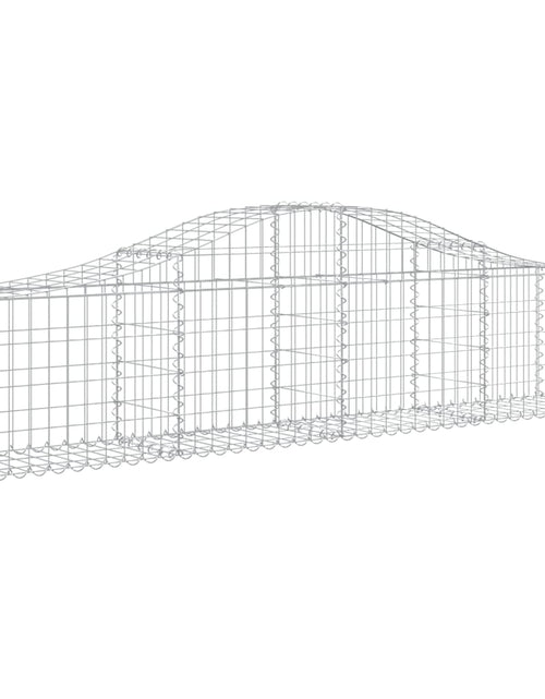 Загрузите изображение в средство просмотра галереи, Coșuri gabion arcuite 12 buc, 200x30x40/60 cm, fier galvanizat - Lando
