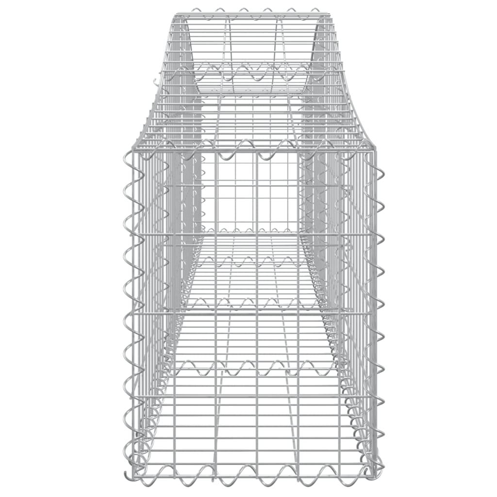 Coșuri gabion arcuite 12 buc, 200x30x40/60 cm, fier galvanizat - Lando