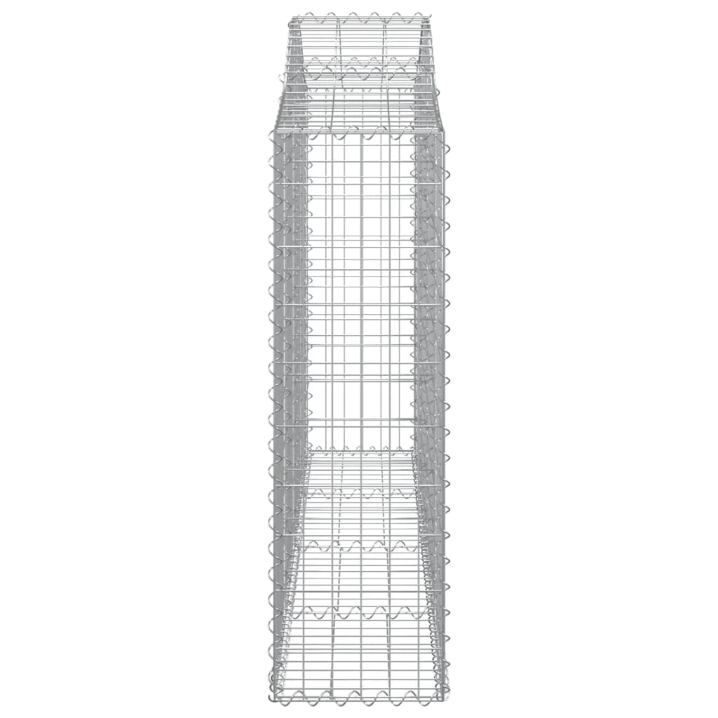 Coșuri gabion arcuite 5 buc, 200x30x100/120 cm fier galvanizat - Lando