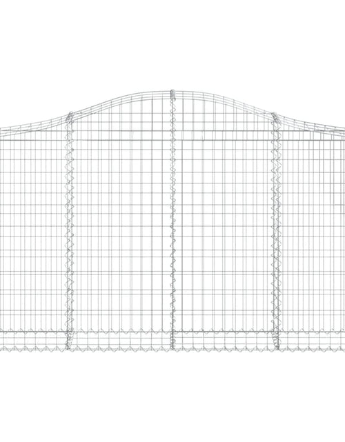 Загрузите изображение в средство просмотра галереи, Coșuri gabion arcuite 18 buc, 200x30x100/120 cm fier galvanizat - Lando
