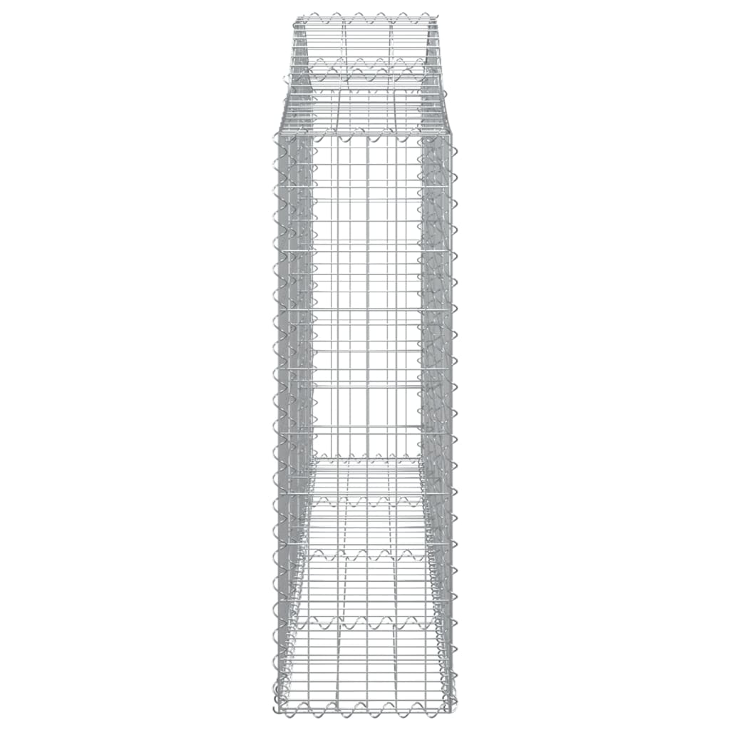 Coșuri gabion arcuite 50 buc, 200x30x100/120 cm fier galvanizat - Lando