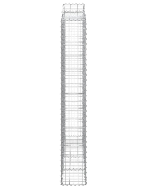 Загрузите изображение в средство просмотра галереи, Coșuri gabion arcuite 2 buc. 200x30x200/220 cm fier galvanizat - Lando
