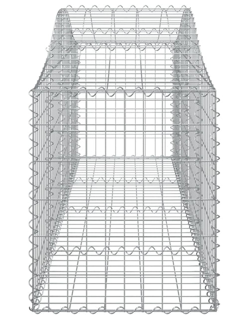 Загрузите изображение в средство просмотра галереи, Coșuri gabion arcuite 10 buc, 200x50x60/80 cm, fier galvanizat - Lando
