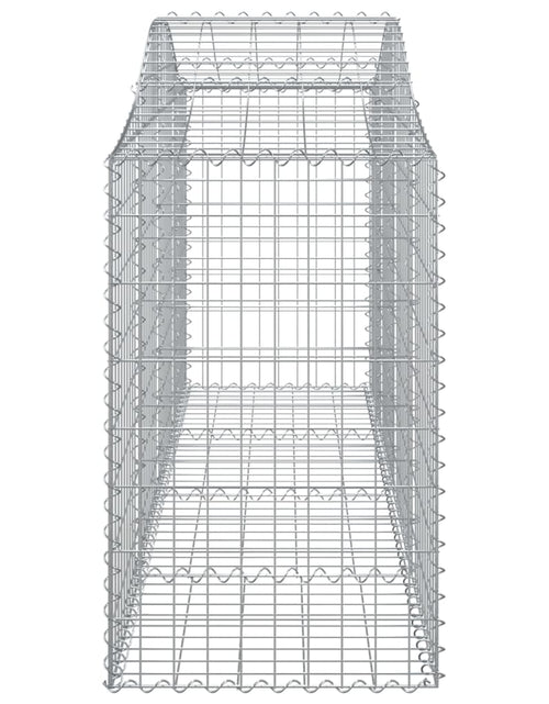 Încărcați imaginea în vizualizatorul Galerie, Coșuri gabion arcuite 7 buc, 200x50x80/100 cm, fier galvanizat - Lando
