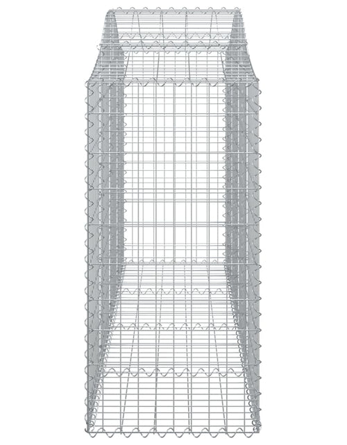 Загрузите изображение в средство просмотра галереи, Coșuri gabion arcuite 6 buc, 200x50x100/120 cm, fier galvanizat - Lando
