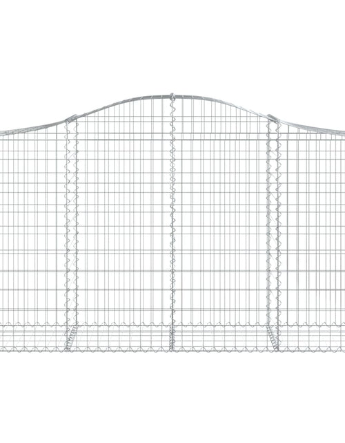 Încărcați imaginea în vizualizatorul Galerie, Coșuri gabion arcuite 13 buc, 200x50x100/120cm, fier galvanizat - Lando
