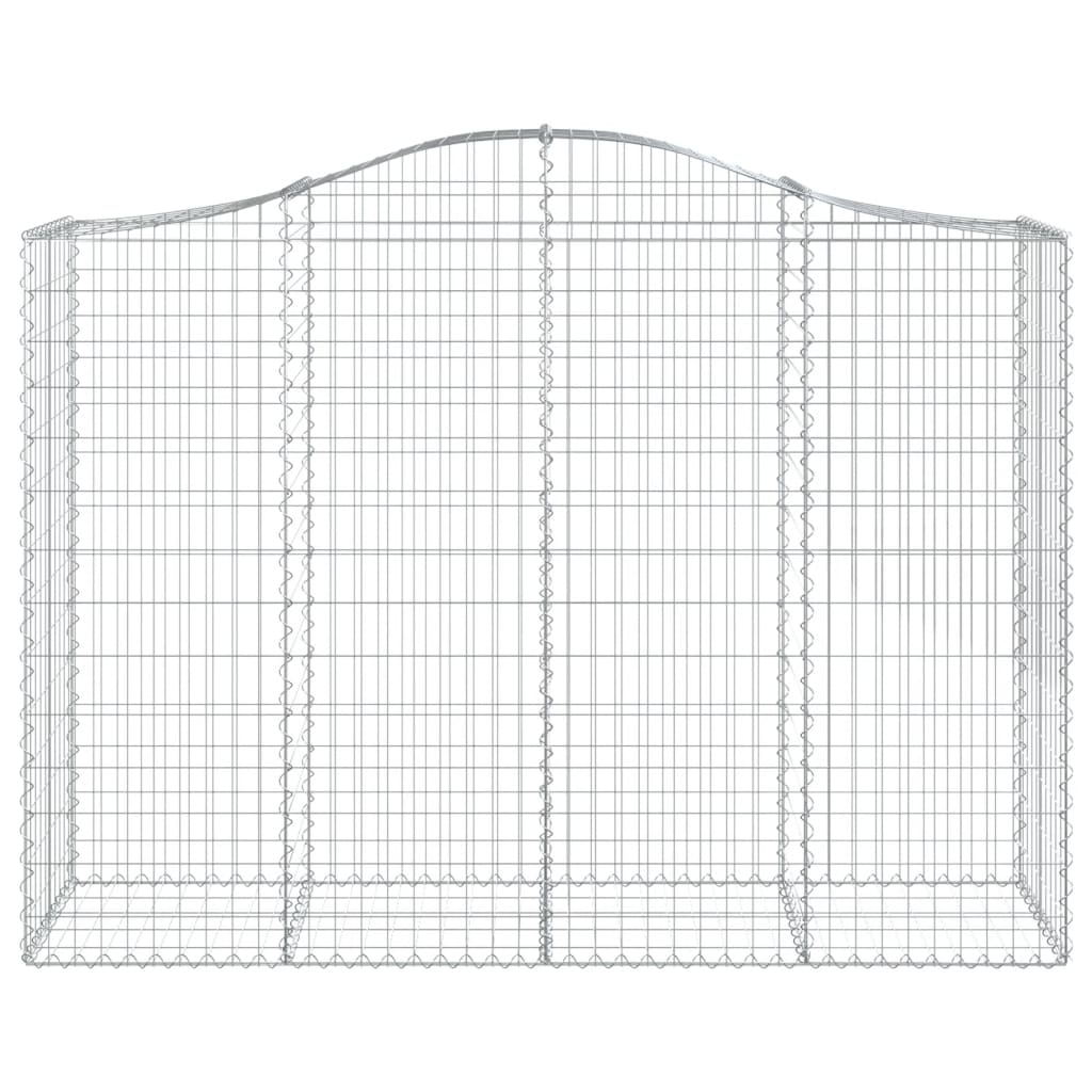 Coșuri gabion arcuite 14 buc, 200x50x140/160cm, fier galvanizat - Lando