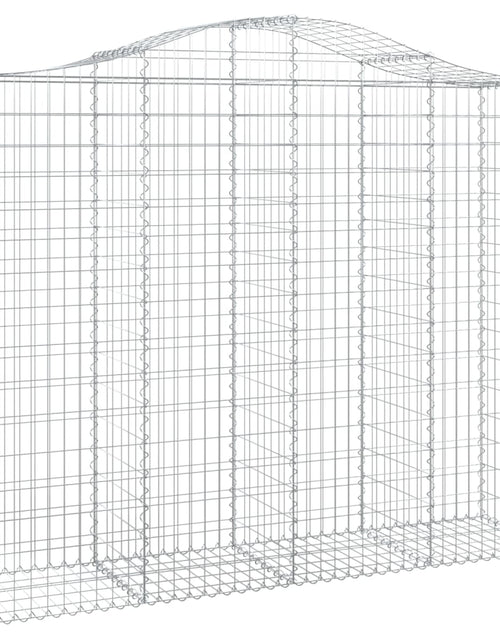 Încărcați imaginea în vizualizatorul Galerie, Coșuri gabion arcuite 2 buc, 200x50x160/180 cm, fier galvanizat - Lando
